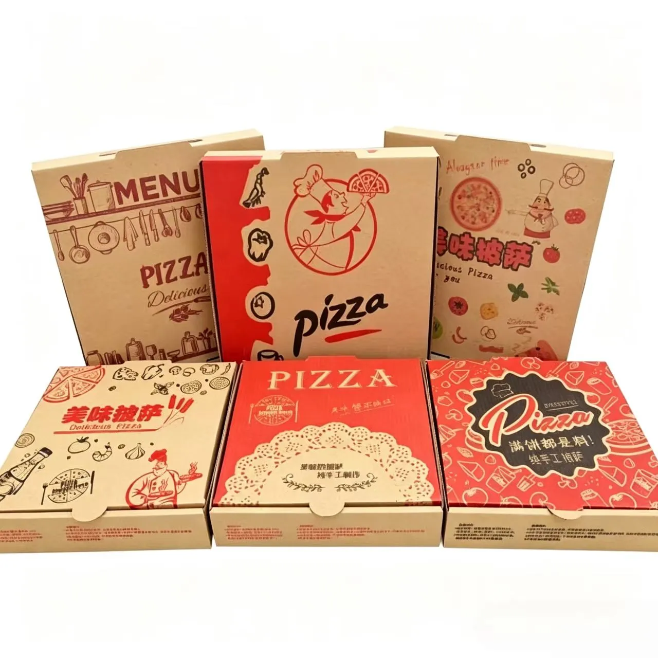 Australská pizzerie doobjednává krabice na pizzu na míru