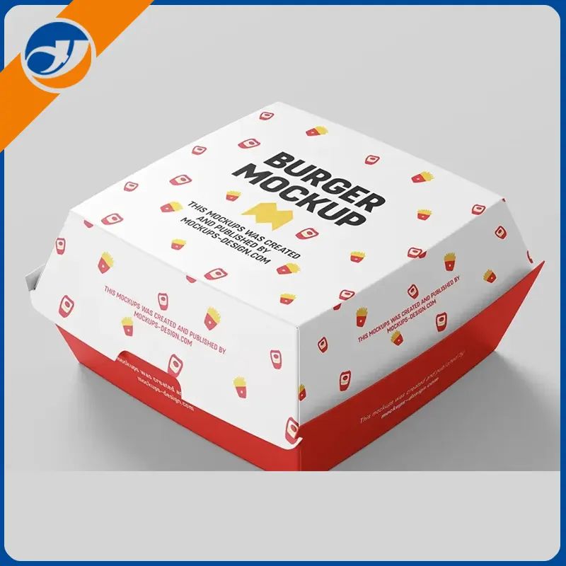 Barevná krabička na hamburger