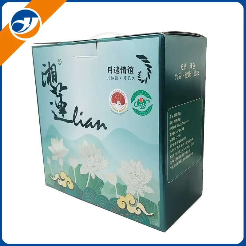 Ruční dárková krabička z vlnitého papíru