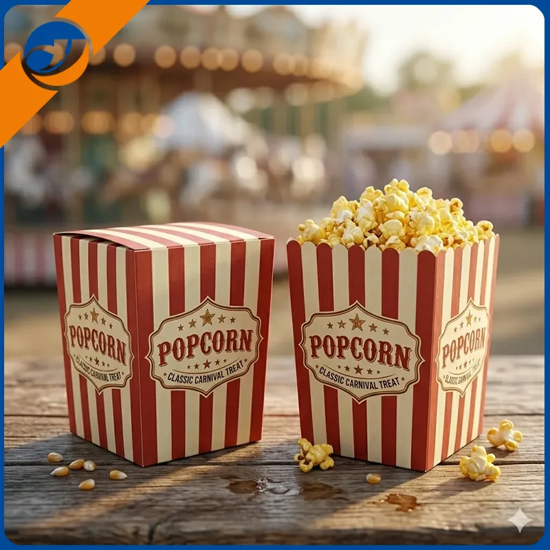Popcorn Paper Box Van